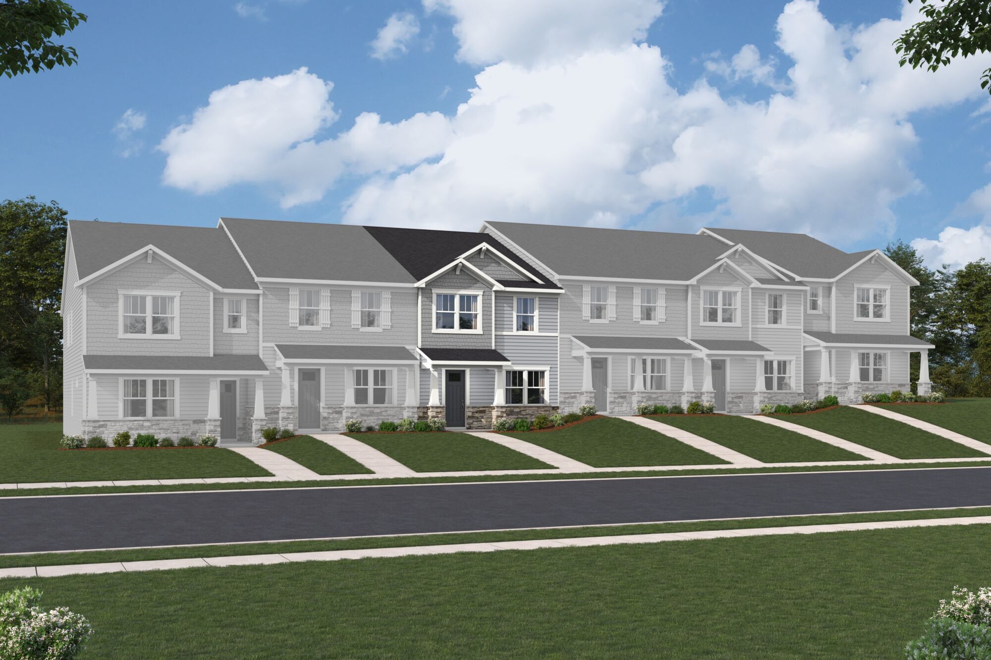 Shelby Craftsman II Elevation rendering