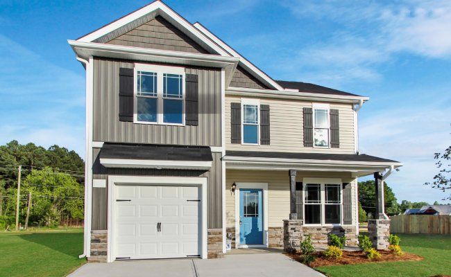 Representative exterior photo of a completed home built from the Yosemite by Westan Homes in Ashcroft, Clayton, NC (Image 1).
