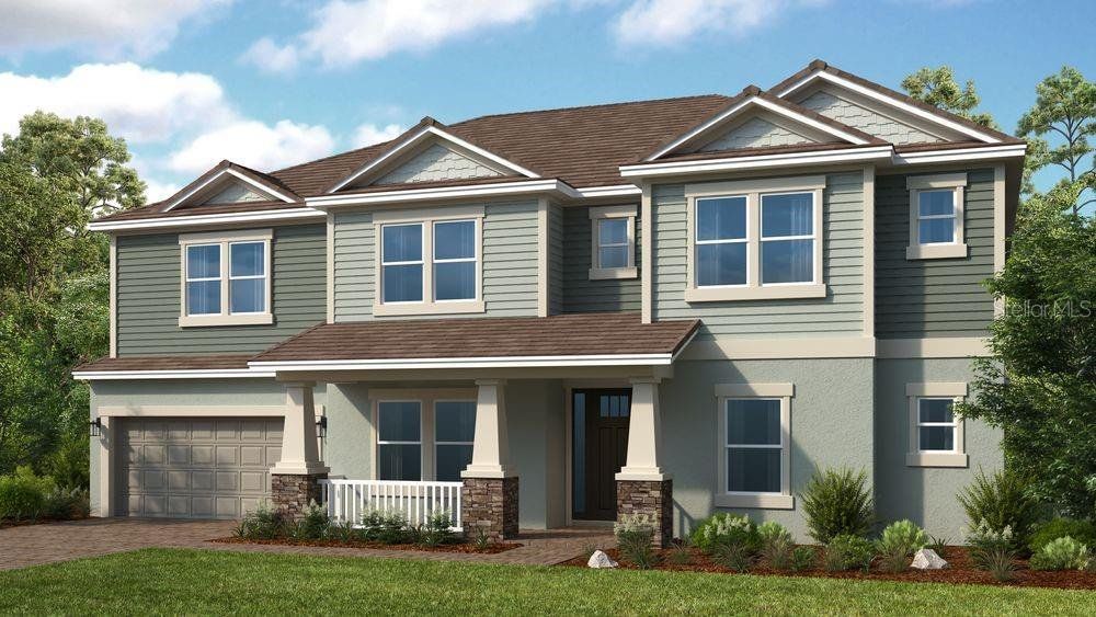 Front exterior of a new home in Ardisia Park, New Smyrna Beach, FL, highlighting curb appeal (Image 1). Front exterior of a new home in Ardisia Park, New Smyrna Beach, FL, highlighting curb appeal (Image 1).