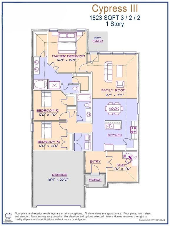 Cypress 3 Floor Plan - Representative Cypress 3 Floor Plan - Representative