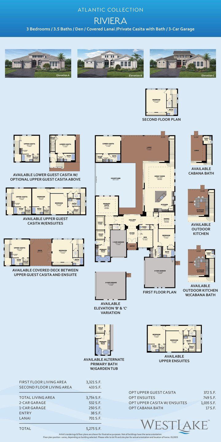 2D floor plan layout for the Riviera by Minto Communities in Westlake, Westlake, FL (Image 1). 2D floor plan layout for the Riviera by Minto Communities in Westlake, Westlake, FL (Image 1).