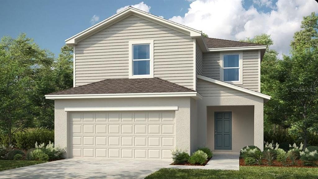 Front exterior of a new home in Coasterra Community Group Page, Palmetto, FL, highlighting curb appeal (Image 1). Front exterior of a new home in Coasterra Community Group Page, Palmetto, FL, highlighting curb appeal (Image 1).
