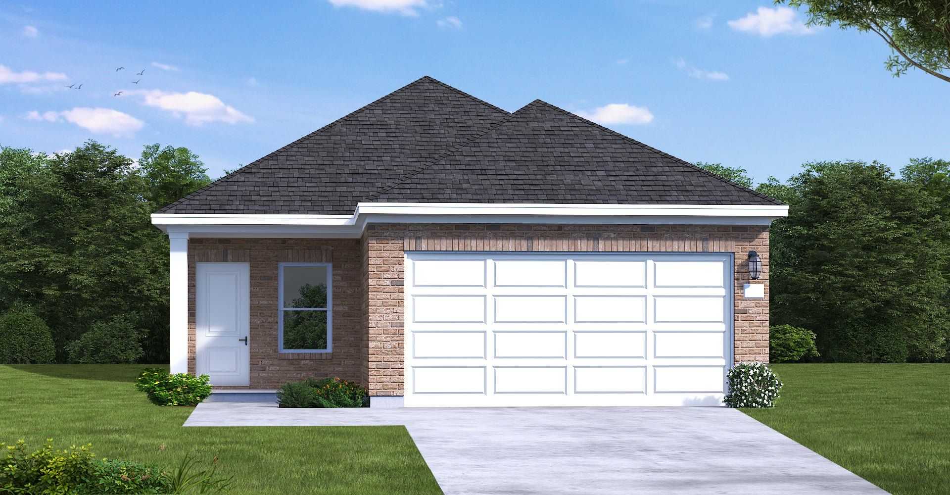 Front exterior of a new home in Heartland, Heartland, TX, highlighting curb appeal (Image 1). Front exterior of a new home in Heartland, Heartland, TX, highlighting curb appeal (Image 1).