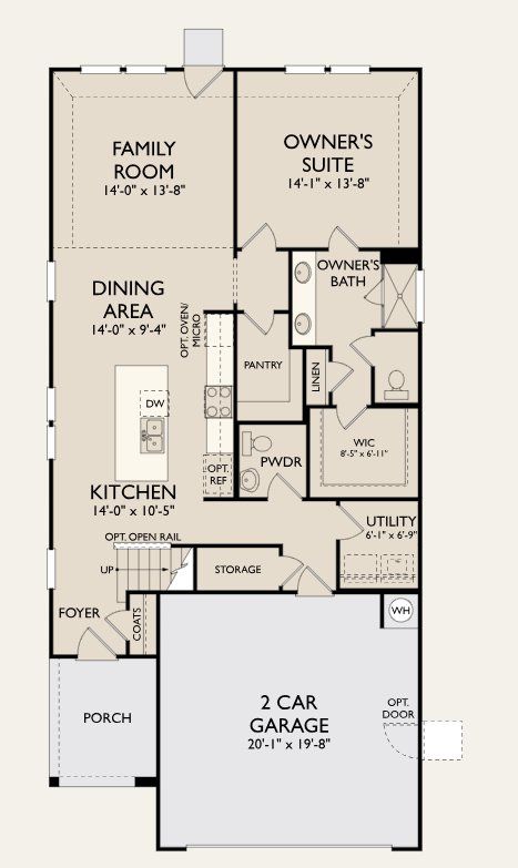 2D floor plan layout for the Ladybird by Ashton Woods in Cannon Ranch 40s, Dripping Springs, TX (Image 1). 2D floor plan layout for the Ladybird by Ashton Woods in Cannon Ranch 40s, Dripping Springs, TX (Image 1).