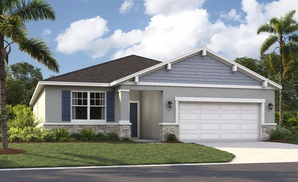 Front exterior of a new home in Scenic Terrace, Lake Hamilton, FL, highlighting curb appeal (Image 1). Front exterior of a new home in Scenic Terrace, Lake Hamilton, FL, highlighting curb appeal (Image 1).