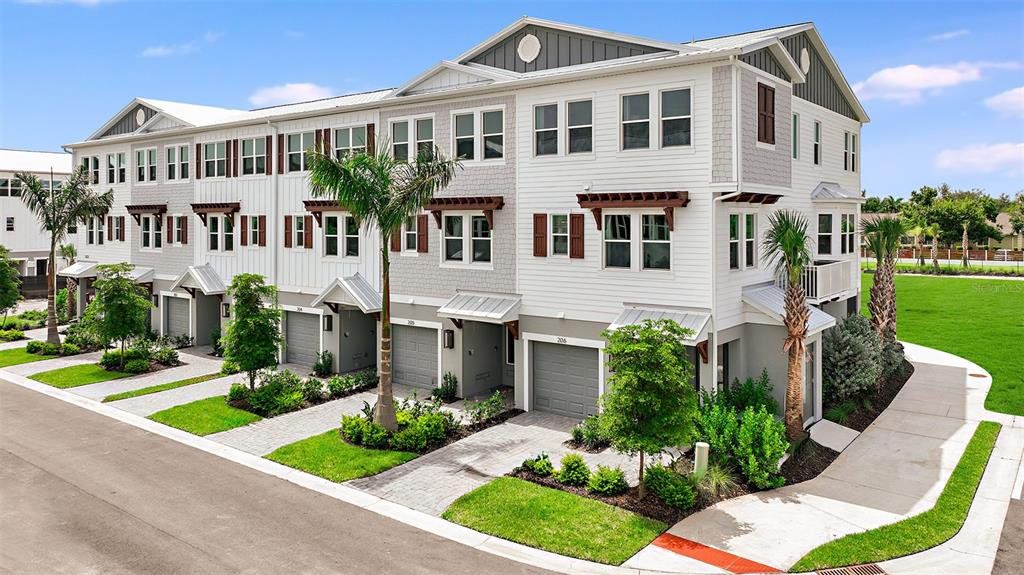 Front exterior of a new home in Seahaven, Punta Gorda, FL, highlighting curb appeal (Image 1). Front exterior of a new home in Seahaven, Punta Gorda, FL, highlighting curb appeal (Image 1).