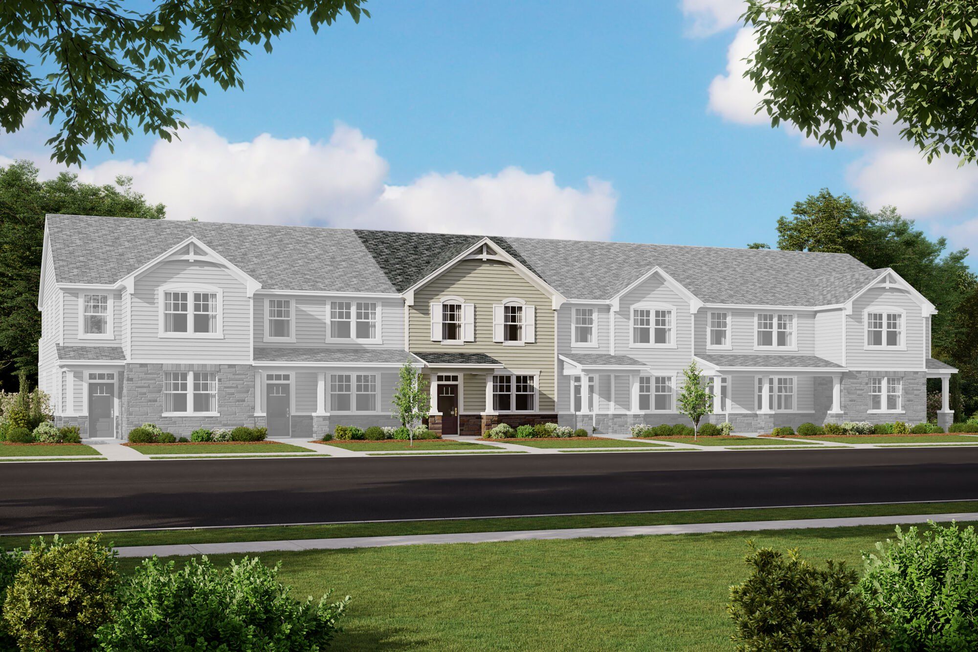Murphy French Country II Elevation rendering