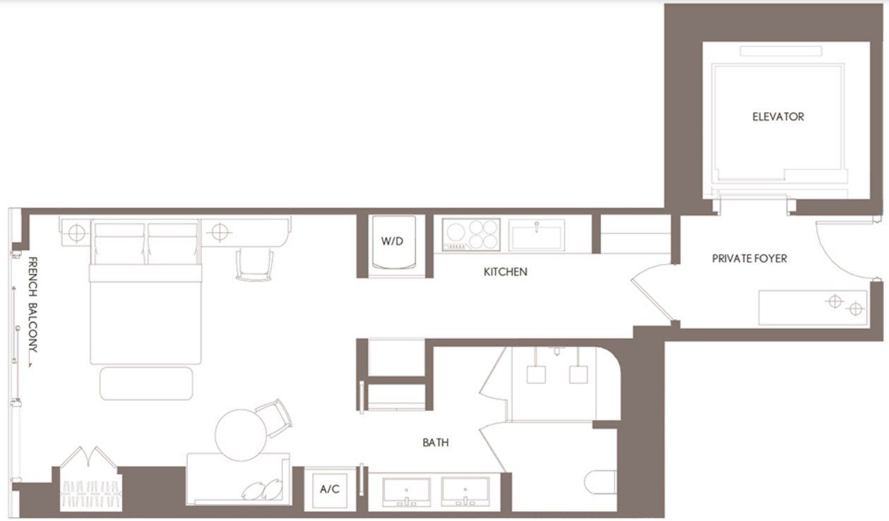 Image 1 representing the Residence 07 LVL 42-49 by Property Markets Group in Waldorf Astoria Residences Miami, Miami, FL.
