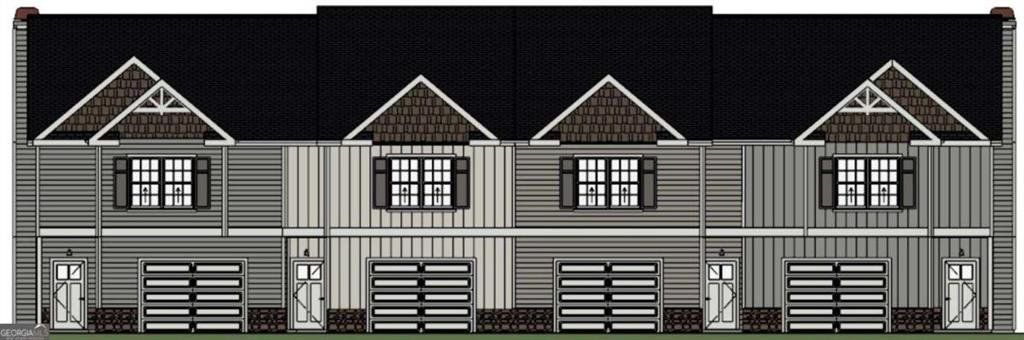 Exterior rendering of this home design in , Lula, GA (Image 1). Exterior rendering of this home design in , Lula, GA (Image 1).