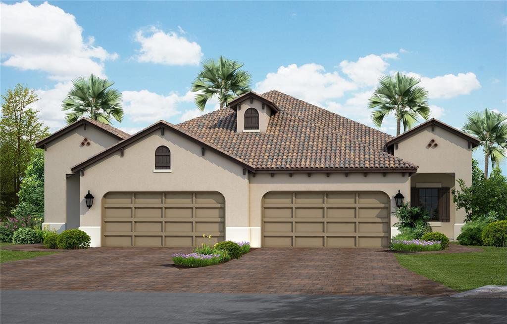 Front exterior of a new home in , Englewood, FL, highlighting curb appeal (Image 1). Front exterior of a new home in , Englewood, FL, highlighting curb appeal (Image 1).