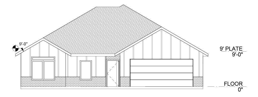 Exterior rendering of this home design in , Abilene, TX (Image 1).