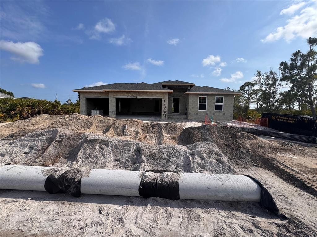 In-progress construction of a new home in , Port Charlotte, FL (Image 1). In-progress construction of a new home in , Port Charlotte, FL (Image 1).