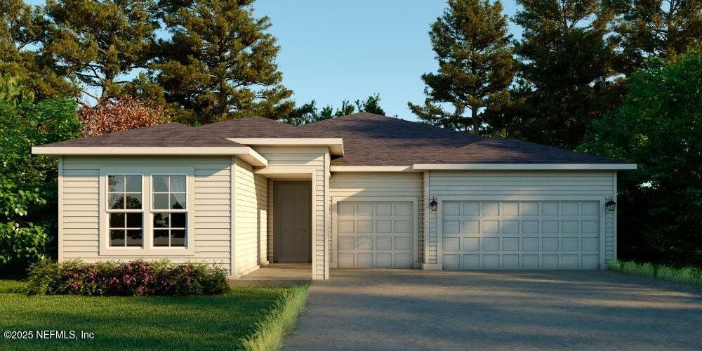 Front exterior of a new home in , St. Augustine, FL, highlighting curb appeal (Image 1). Front exterior of a new home in , St. Augustine, FL, highlighting curb appeal (Image 1).