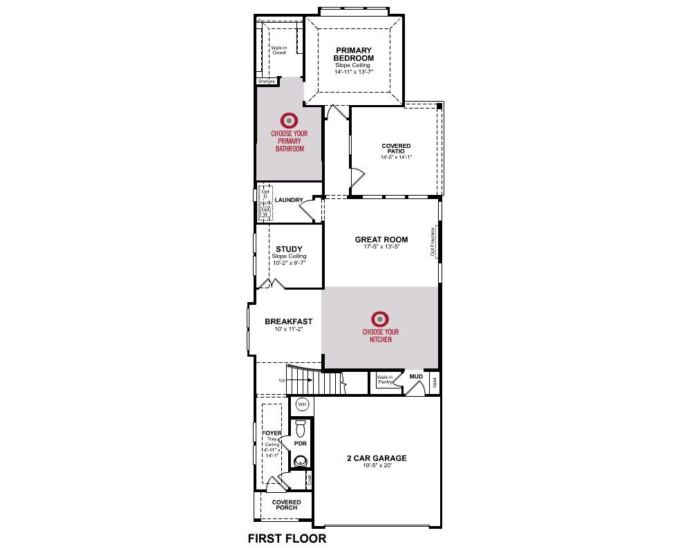 2D floor plan layout of this home in Ellwood: Signature Collection, Iowa Colony, TX (Image 1). 2D floor plan layout of this home in Ellwood: Signature Collection, Iowa Colony, TX (Image 1).