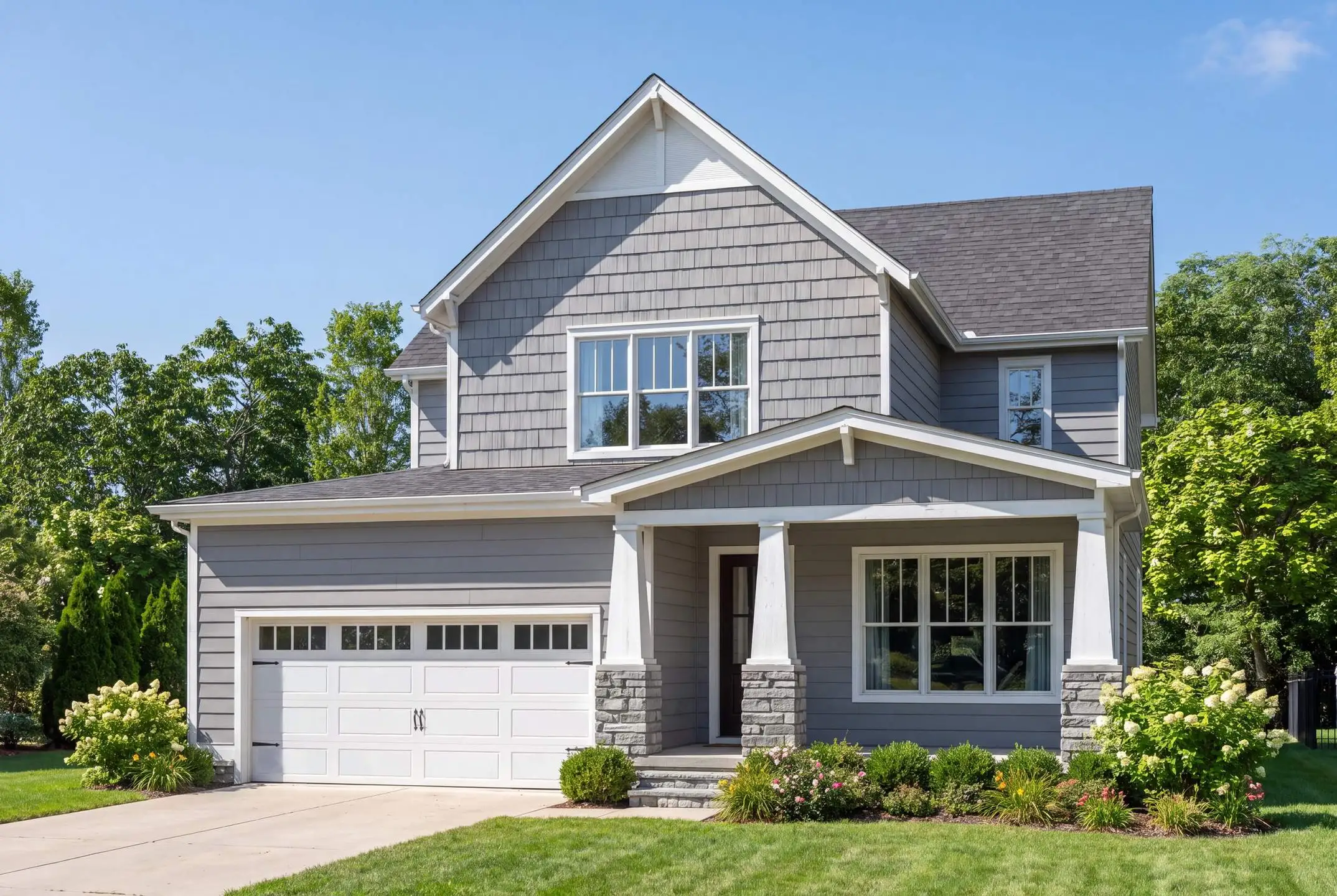 Representative exterior photo of a completed home built from the Bellamy Craftsman by Homes by Dickerson in Ponder, Wendell, NC (Image 1). Representative exterior photo of a completed home built from the Bellamy Craftsman by Homes by Dickerson in Ponder, Wendell, NC (Image 1).