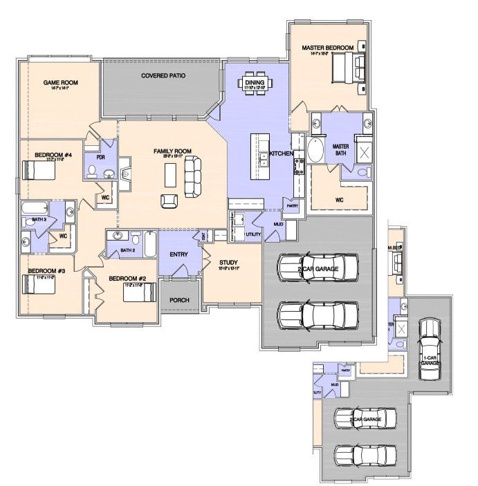 2D floor plan layout for the Brimstone by Altura Homes in Heritage, Heath, TX (Image 1). 2D floor plan layout for the Brimstone by Altura Homes in Heritage, Heath, TX (Image 1).