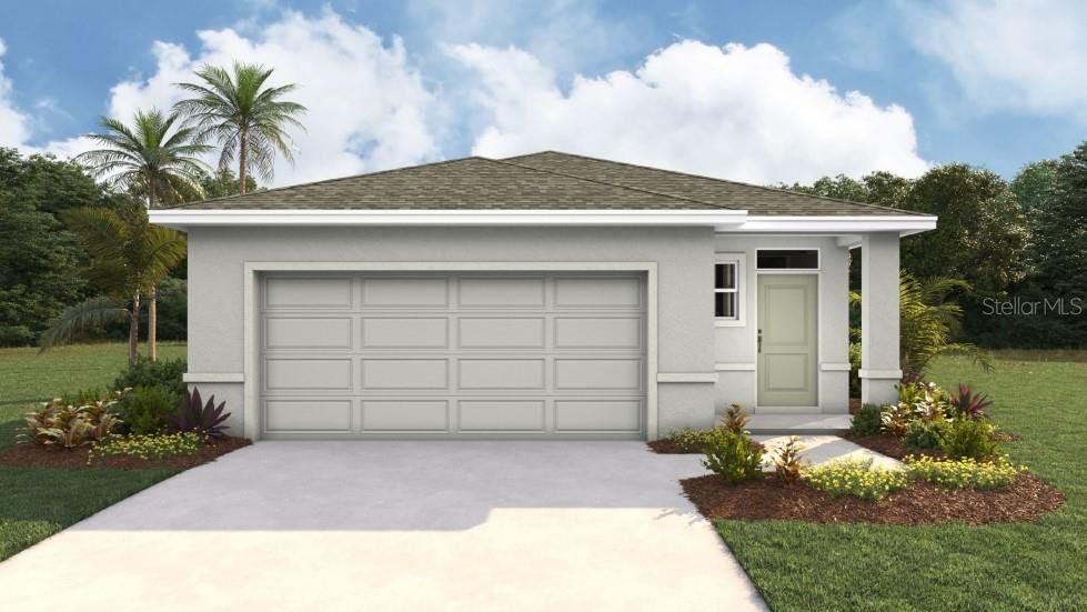 Front exterior of a new home in Sandhill, Dade City, FL, highlighting curb appeal (Image 1). Front exterior of a new home in Sandhill, Dade City, FL, highlighting curb appeal (Image 1).