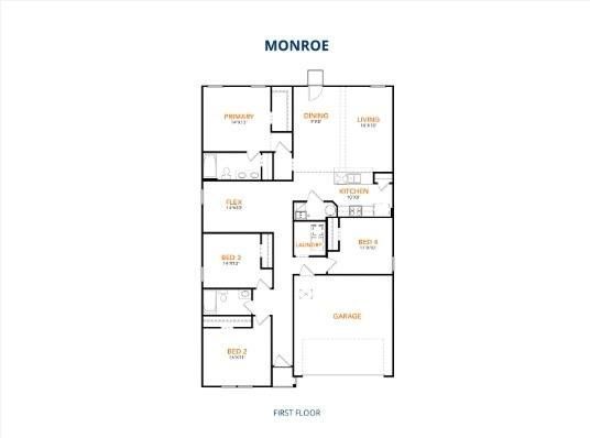 Monroe Floor Plan Monroe Floor Plan