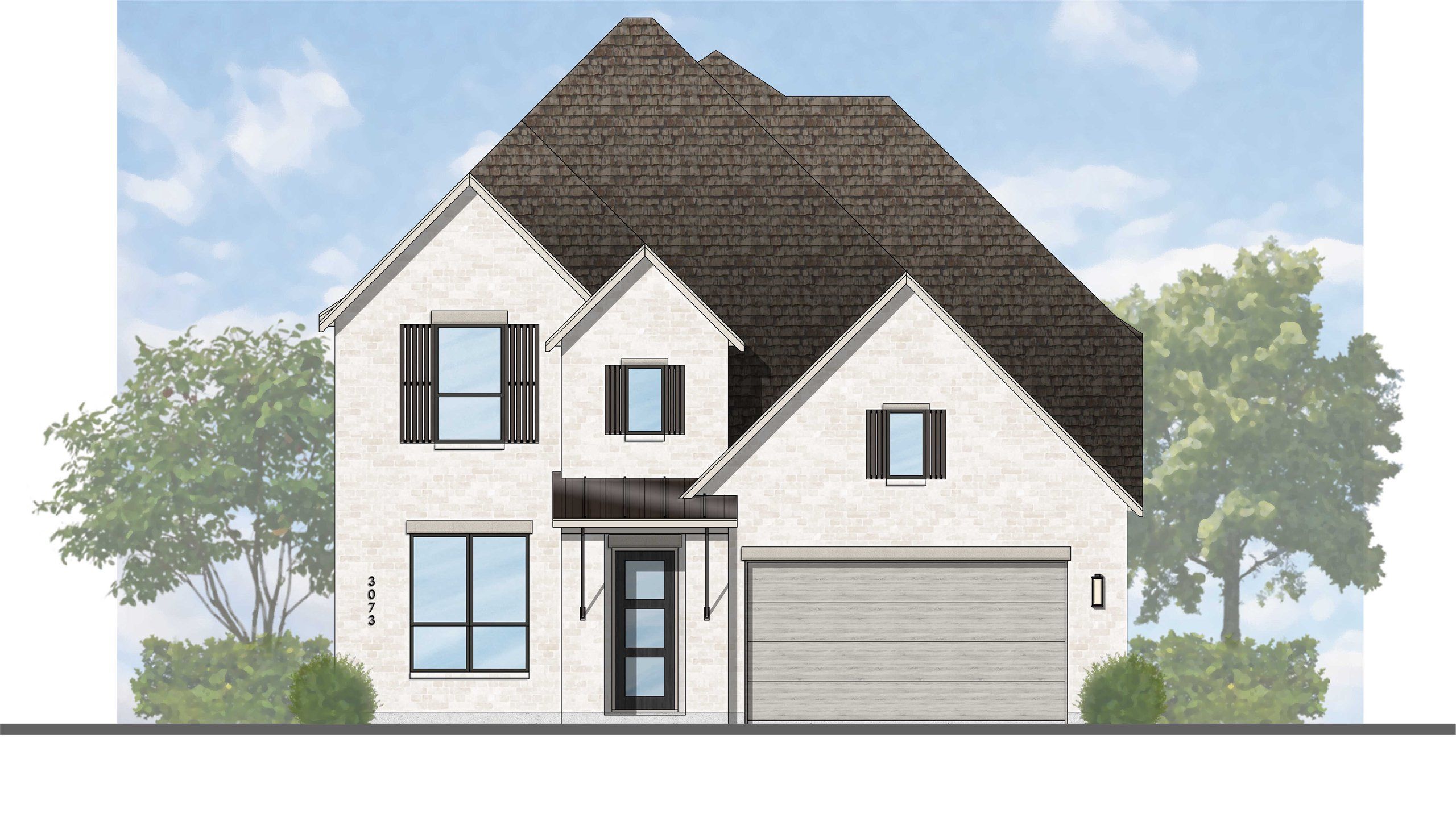 Representative Elevation - some options shown Representative Elevation - some options shown