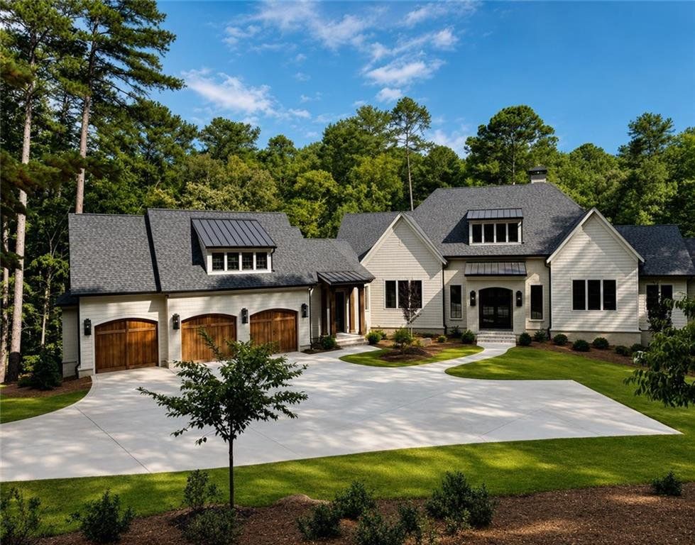 Front exterior of a new home in , Greensboro, GA, highlighting curb appeal (Image 1). Front exterior of a new home in , Greensboro, GA, highlighting curb appeal (Image 1).