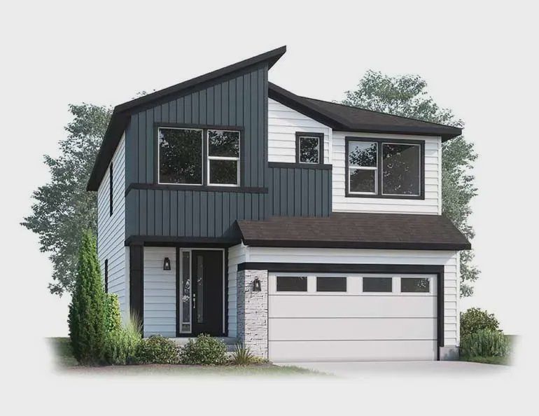 Representative rendering of the exterior for the Rowe by Cardel Homes (Image 1). Representative rendering of the exterior for the Rowe by Cardel Homes (Image 1).
