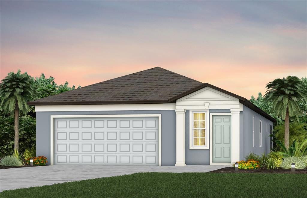 Front exterior of a new home in Waterset, Apollo Beach, FL, highlighting curb appeal (Image 1). Front exterior of a new home in Waterset, Apollo Beach, FL, highlighting curb appeal (Image 1).