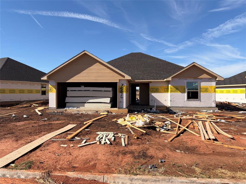 In-progress construction of a new home in , Abilene, TX (Image 1).