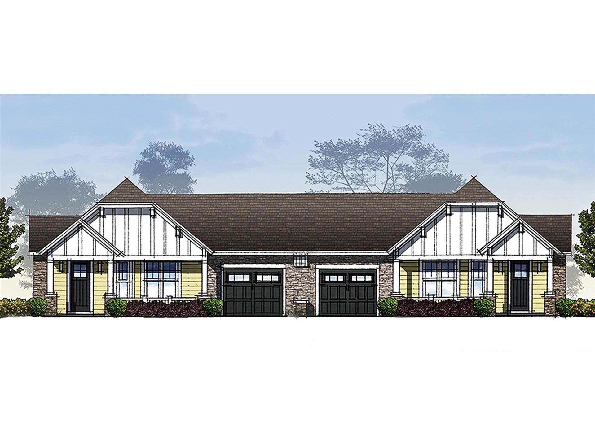 Exterior rendering of this home design in , Laurel Park, NC (Image 1).