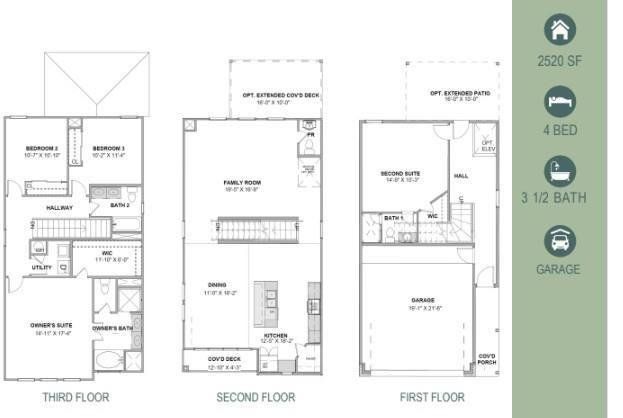 2D floor plan layout of this home in Skyview, Houston, TX (Image 1). 2D floor plan layout of this home in Skyview, Houston, TX (Image 1).