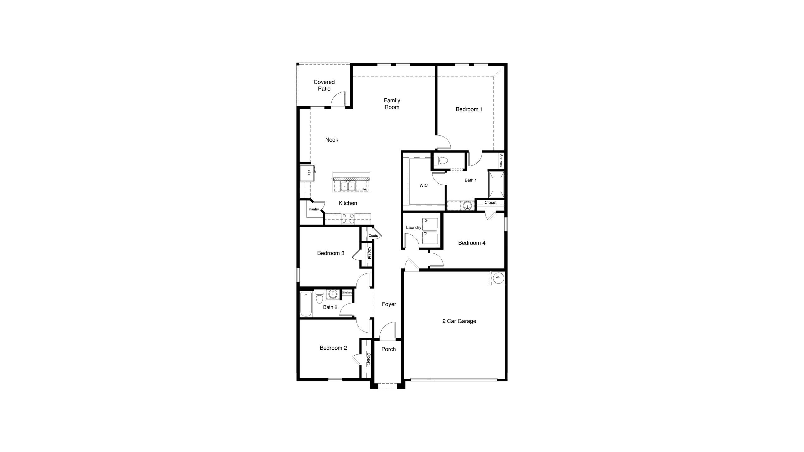 2D floor plan layout of this home in Dry Creek, Bridgeport, TX (Image 1). 2D floor plan layout of this home in Dry Creek, Bridgeport, TX (Image 1).