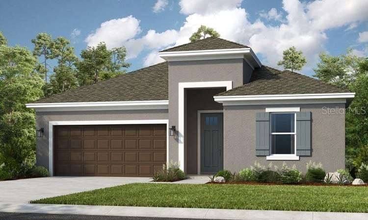 Front exterior of a new home in Ardisia Park, New Smyrna Beach, FL, highlighting curb appeal (Image 1). Front exterior of a new home in Ardisia Park, New Smyrna Beach, FL, highlighting curb appeal (Image 1).