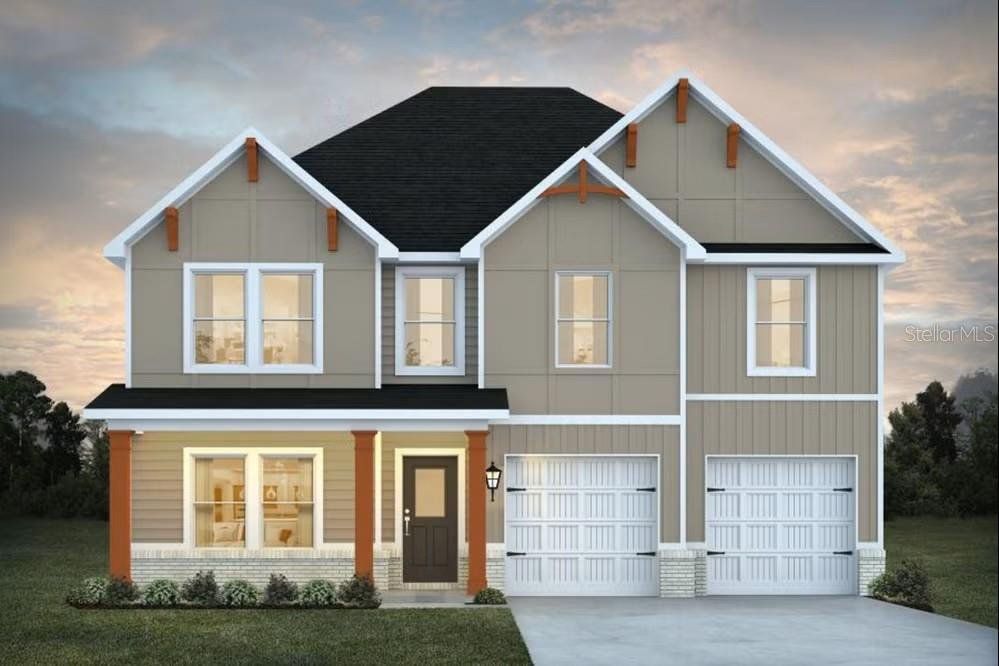 Front exterior of a new home in Crossvine Village, LaGrange, GA, highlighting curb appeal (Image 1). Front exterior of a new home in Crossvine Village, LaGrange, GA, highlighting curb appeal (Image 1).