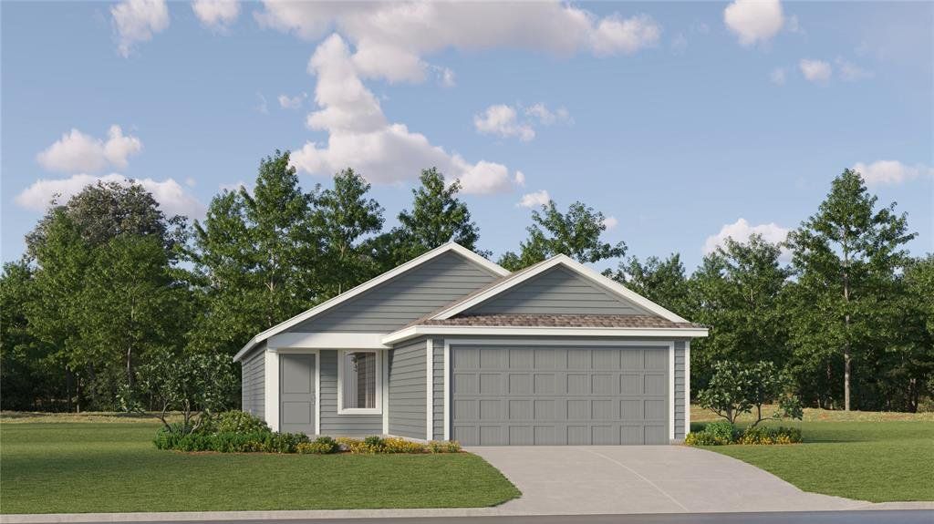 Front exterior of a new home in Ranches at Lake Mcleod, Eagle Lake, FL, highlighting curb appeal (Image 1). Front exterior of a new home in Ranches at Lake Mcleod, Eagle Lake, FL, highlighting curb appeal (Image 1).