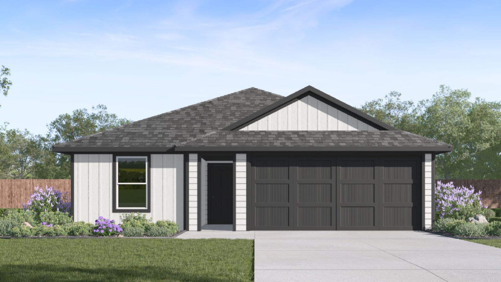 Front exterior of a new home in Kokomo, Rockport, TX, highlighting curb appeal (Image 1). Front exterior of a new home in Kokomo, Rockport, TX, highlighting curb appeal (Image 1).