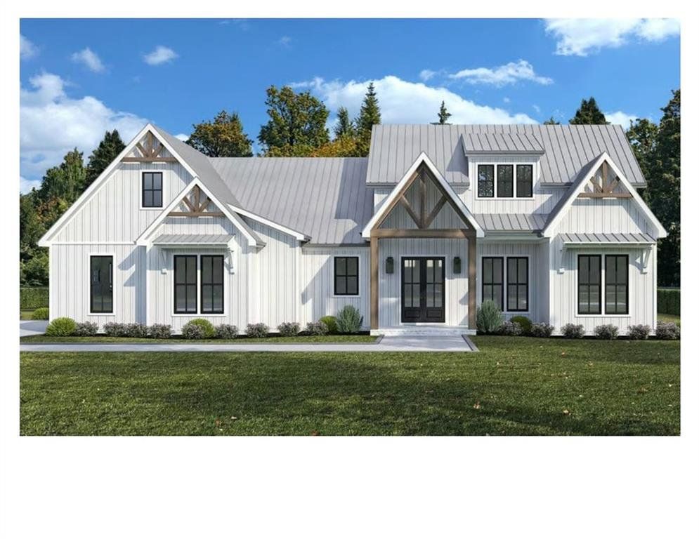 Front exterior of a new home in , Douglasville, GA, highlighting curb appeal (Image 1).