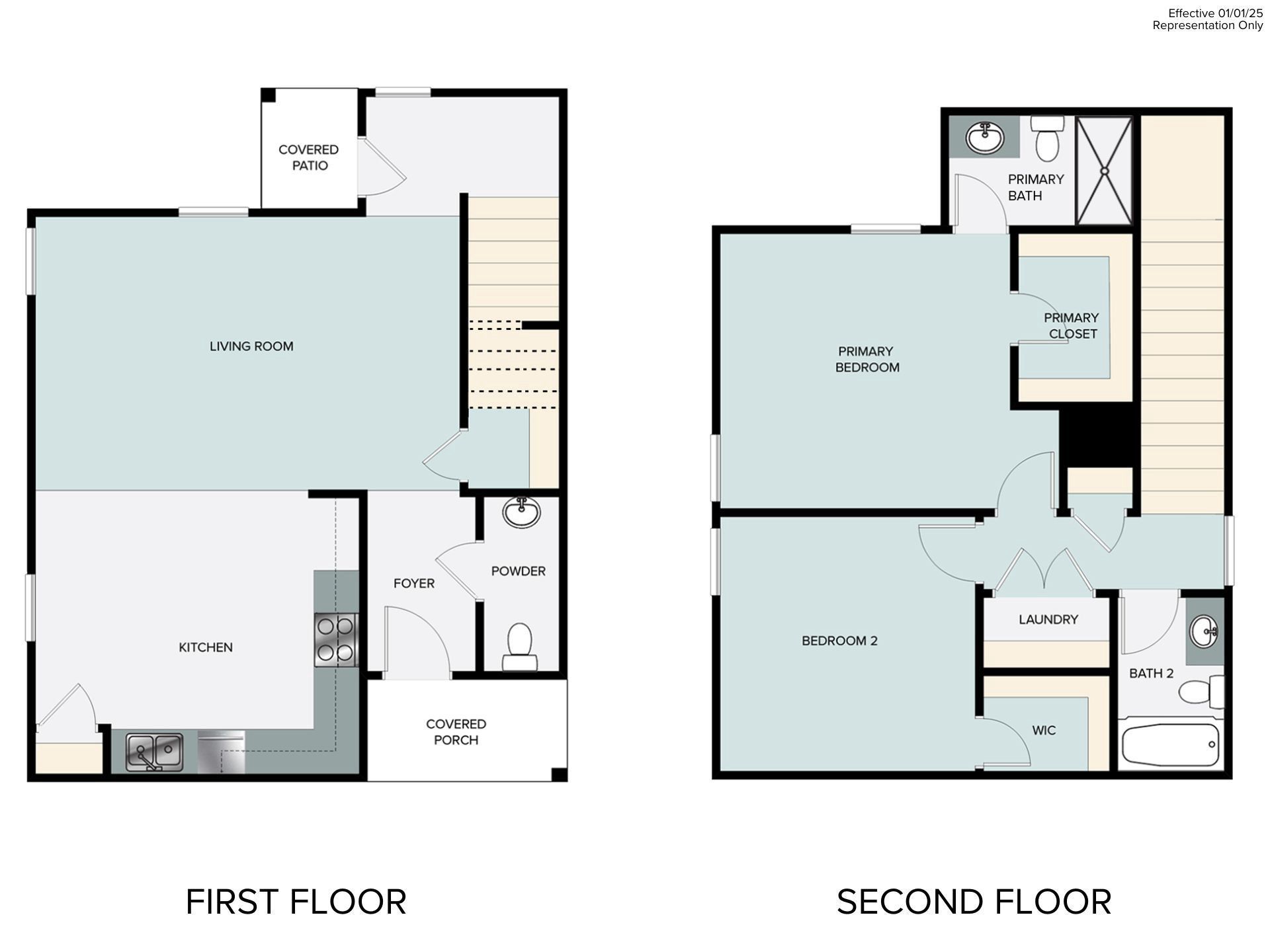 2D floor plan layout for the 1216 by Brohn Homes in Harvest Ridge, Elgin, TX (Image 1). 2D floor plan layout for the 1216 by Brohn Homes in Harvest Ridge, Elgin, TX (Image 1).