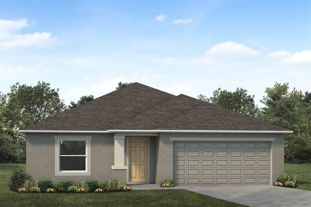 Front exterior of a new home in , Winter Haven, FL, highlighting curb appeal (Image 1). Front exterior of a new home in , Winter Haven, FL, highlighting curb appeal (Image 1).