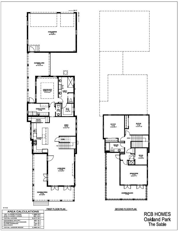 2D floor plan layout for the The Sable by RCB Homes in Oakland Park, Winter Garden, FL (Image 1). 2D floor plan layout for the The Sable by RCB Homes in Oakland Park, Winter Garden, FL (Image 1).