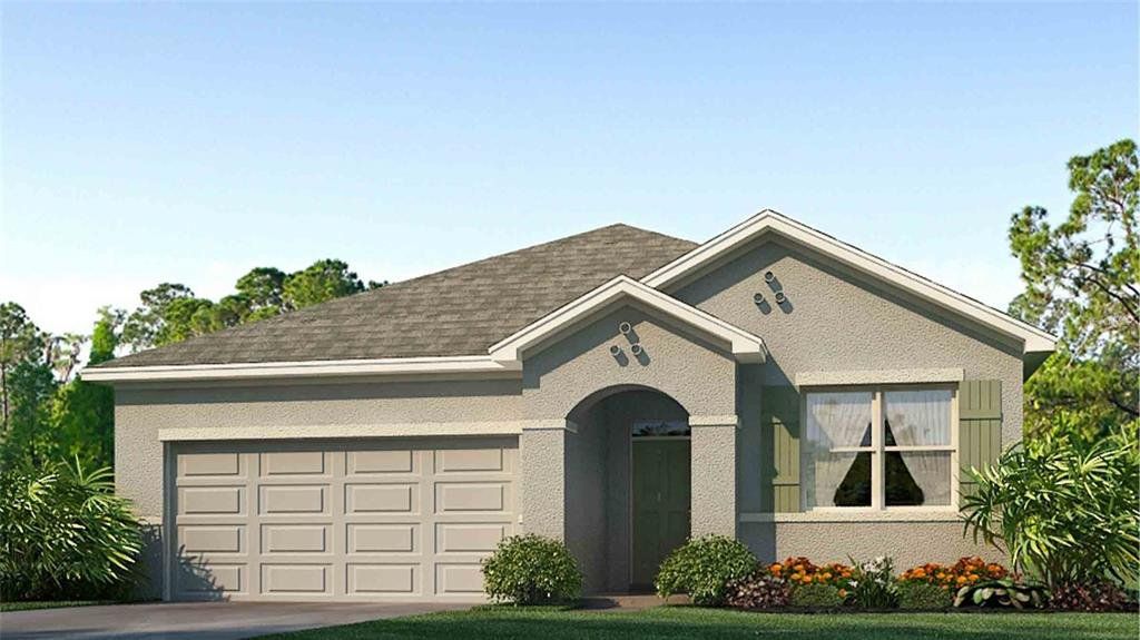 Front exterior of a new home in Sandhill, Dade City, FL, highlighting curb appeal (Image 1). Front exterior of a new home in Sandhill, Dade City, FL, highlighting curb appeal (Image 1).