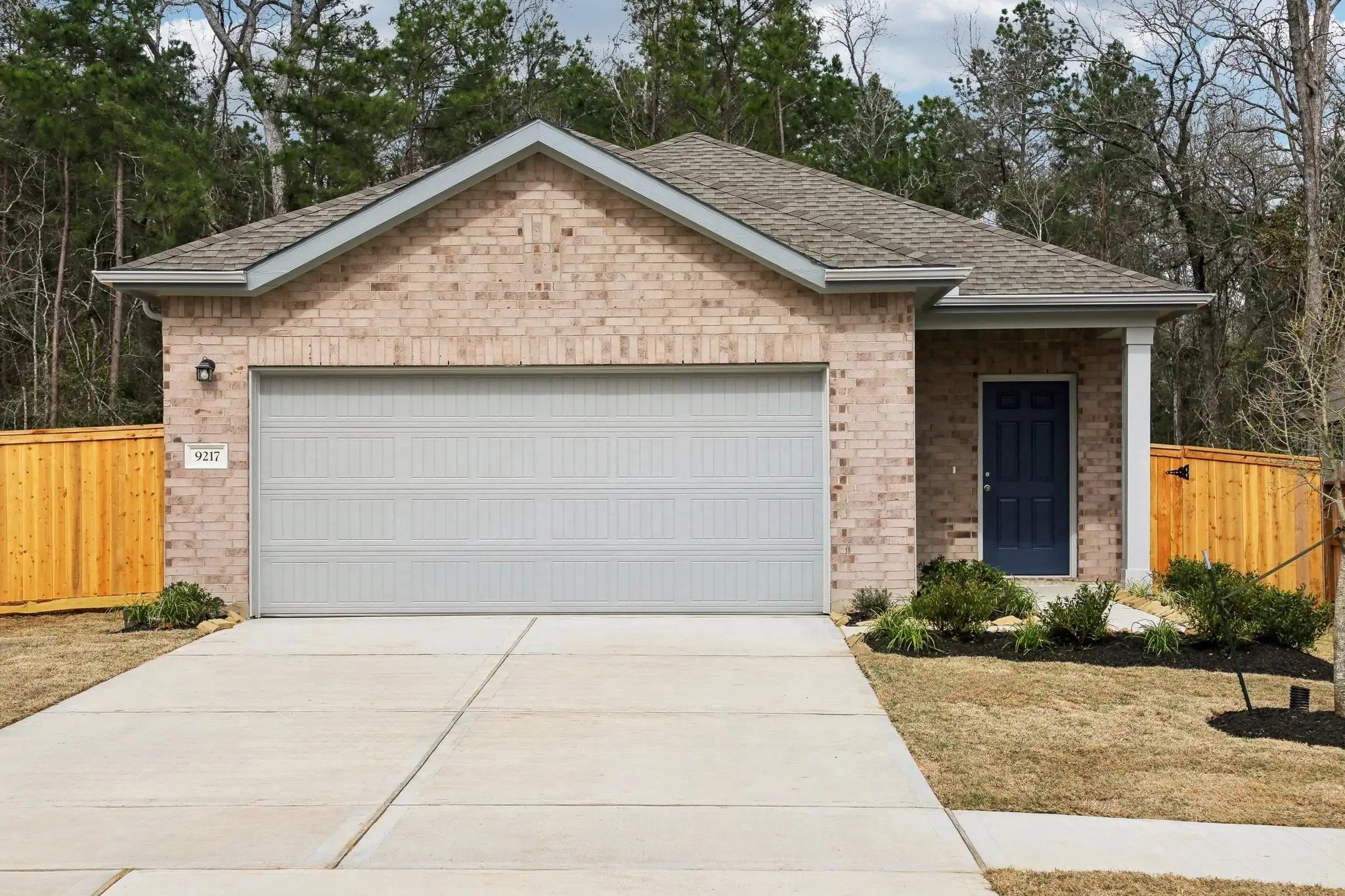 Front exterior of a new home in Windmill Farms, Forney, TX, highlighting curb appeal (Image 1). Front exterior of a new home in Windmill Farms, Forney, TX, highlighting curb appeal (Image 1).