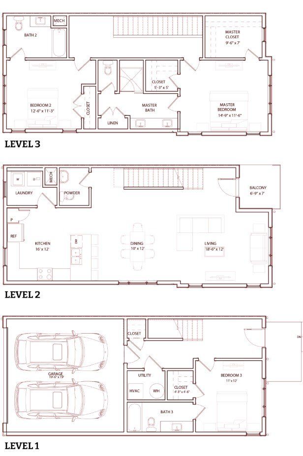 2D floor plan layout for the O'Hush by Red Seal Homes in Proximity, Nashville, TN (Image 1). 2D floor plan layout for the O'Hush by Red Seal Homes in Proximity, Nashville, TN (Image 1).