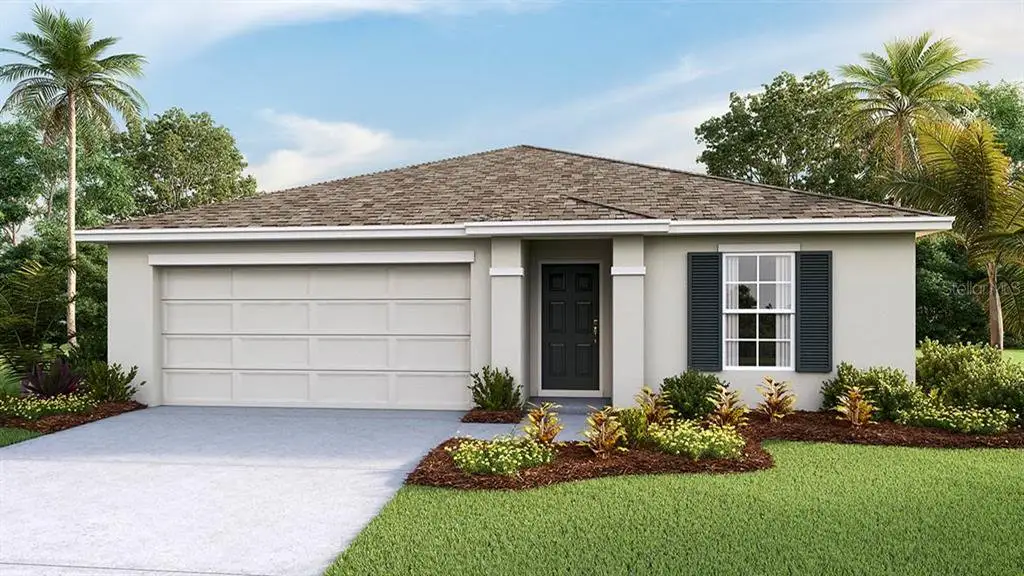 Front exterior of a new home in McGinley Landing, Ocala, FL, highlighting curb appeal (Image 1). Front exterior of a new home in McGinley Landing, Ocala, FL, highlighting curb appeal (Image 1).