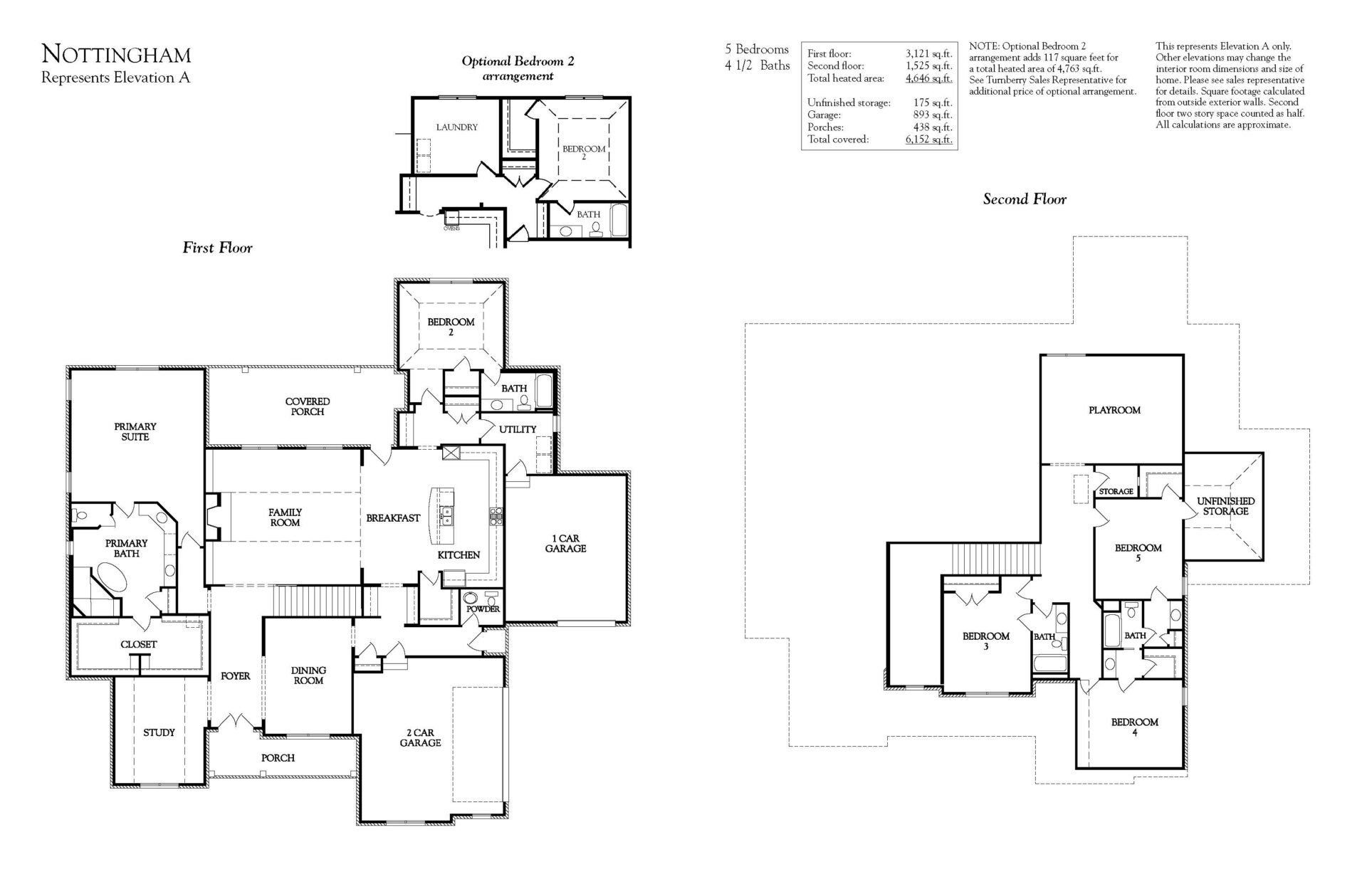 2D floor plan layout for the Nottingham by Turnberry Homes in Calistoga, Brentwood, TN (Image 1). 2D floor plan layout for the Nottingham by Turnberry Homes in Calistoga, Brentwood, TN (Image 1).