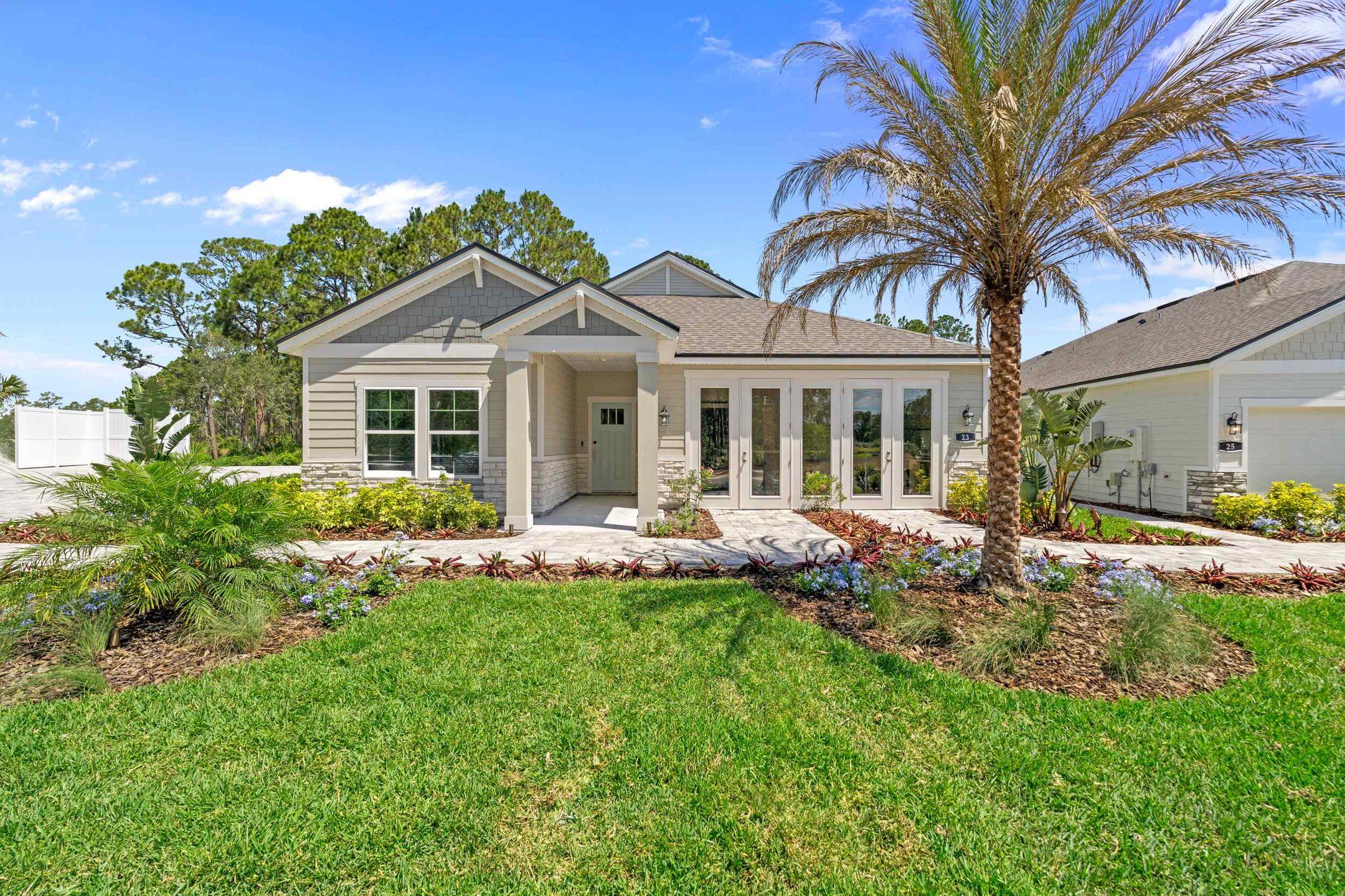 Representative exterior photo of a completed home built from the Coronado by Century Communities in Asbury Creek, Green Cove Springs, FL (Image 1). Representative exterior photo of a completed home built from the Coronado by Century Communities in Asbury Creek, Green Cove Springs, FL (Image 1).
