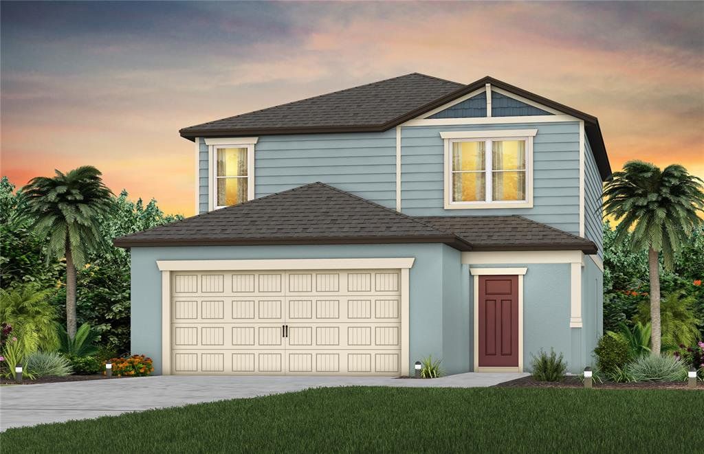 Exterior Rendering, Elevation C1 Exterior Rendering, Elevation C1