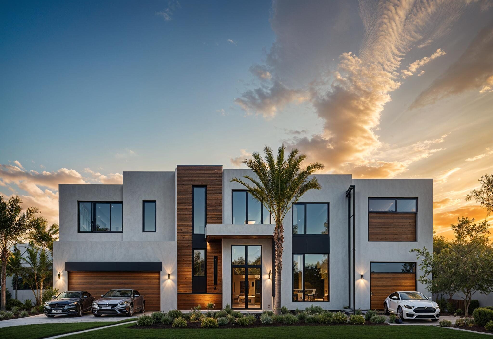 Front exterior of a new home in , Fort Lauderdale, FL, highlighting curb appeal (Image 1).