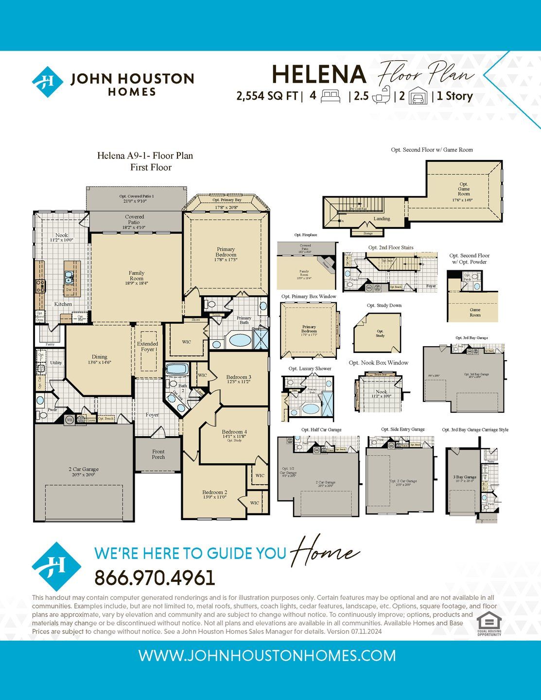 2D floor plan layout for the Helena by John Houston Homes in Hayes Crossing, Midlothian, TX (Image 1). 2D floor plan layout for the Helena by John Houston Homes in Hayes Crossing, Midlothian, TX (Image 1).