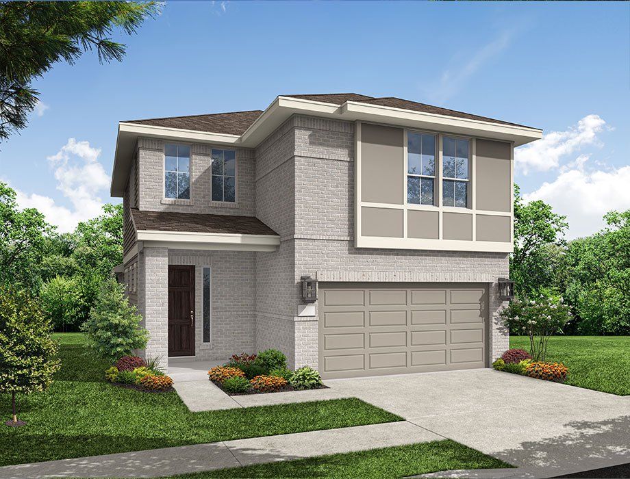 Representative exterior photo of a completed home built from the The Princeton by McKinley Homes in Colony at Pinehurst, Pinehurst, TX (Image 1). Representative exterior photo of a completed home built from the The Princeton by McKinley Homes in Colony at Pinehurst, Pinehurst, TX (Image 1).