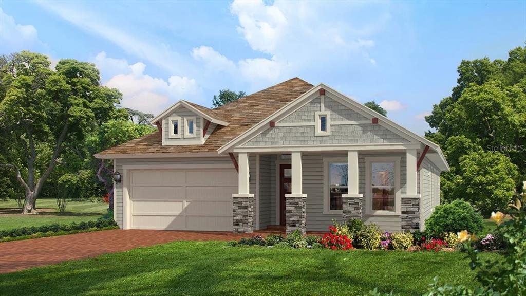 Front exterior of a new home in Oakmont, Gainesville, FL, highlighting curb appeal (Image 1). Front exterior of a new home in Oakmont, Gainesville, FL, highlighting curb appeal (Image 1).