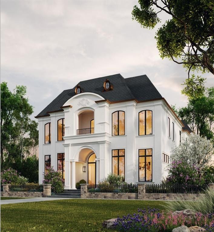 Front exterior of a new home in , Southlake, TX, highlighting curb appeal (Image 1).